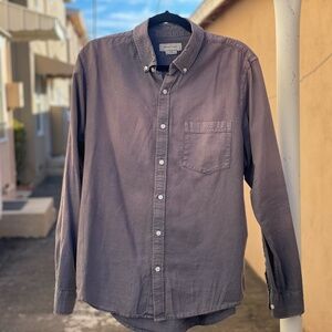 Grey Button Down